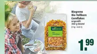 Markant Biogreno Bio Vollkorn Cornflakes Angebot