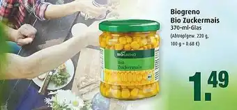 Markant Biogreno Bio Zuckermais Angebot