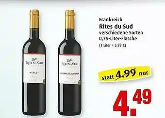 Markant Frankreich Rites Du Sud Angebot