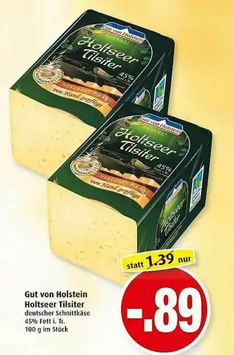 Markant Gut Von Holstein Holtseer Tilsiter Angebot