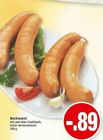 Markant Bockwurst Angebot