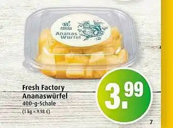 Markant Fresh Factory Ananaswürfel Angebot