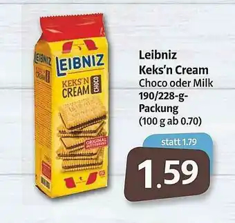 Markant Markt Leibniz Keks'n Cream Angebot