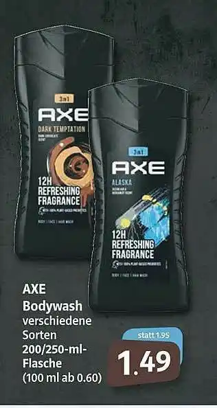 Markant Markt Axe Bodywash Angebot