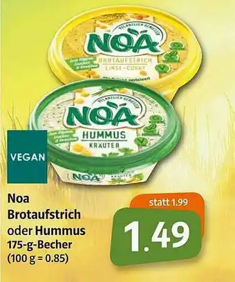 Markant Markt Noa Brotaufstrich Oder Hummus Angebot