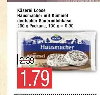 Marktkauf Käserei Loose Hausmacher Mit Kümmel Deutscher Sauermilchkäse Angebot