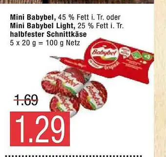 Marktkauf Mini Babybel, Mini Babybel Light, Halbfester Schnittkäse Angebot