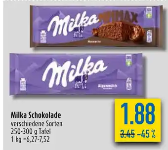 diska Milka Schokolade verschiedene Sorten 250-300 g Angebot