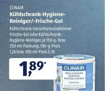 Aldi Süd Kühlschrank-Hygiene-Reiniger/-Frische-Gel Angebot