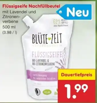 Netto Marken-Discount Flüssigseife Nachfüllbeutel 500ml Angebot