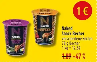 diska Naked Snack Becher 78 g Becher Angebot