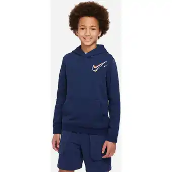 Intersport Nike kinder kapuzensweat b nsw sos flc po hoodie bb midnight navy s Angebot