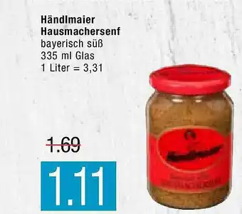 Marktkauf Händlmaier Hausmachersenf Angebot