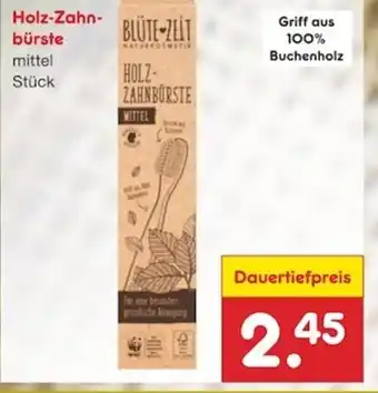 Netto Marken-Discount Holz Zahnbürste Angebot