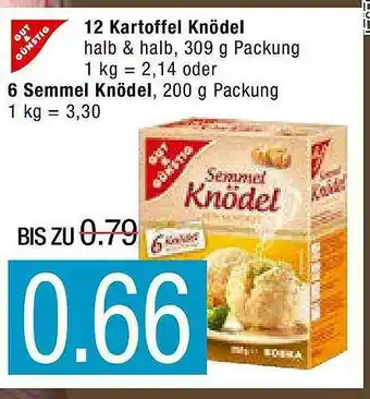 Marktkauf Gut & Günstig 12 Kartoffel Knödel Angebot