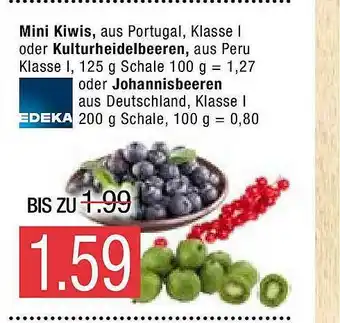 Marktkauf Mini Kiwis, Kulturheidelbeeren Oder Johannisbeeren Angebot