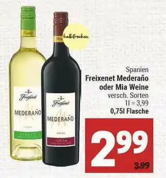 Marktkauf Freixenet Mederaño Oder Mia Weine Angebot