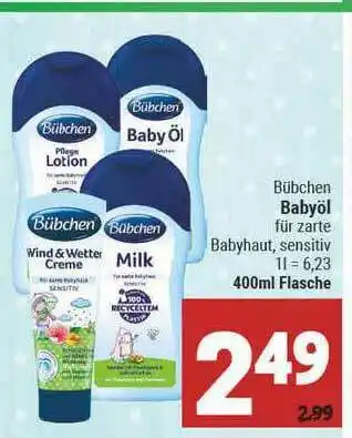 Marktkauf Bübchen Babyöl Angebot