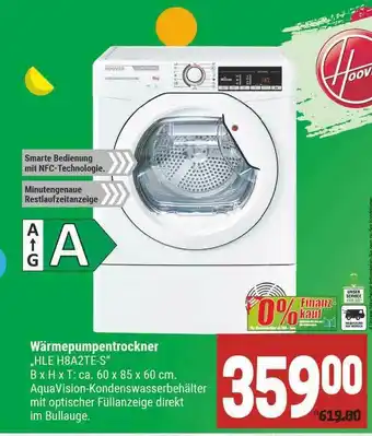 Marktkauf Hoover Wärmepumpentrockner Angebot