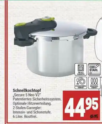 Marktkauf Schnellkochtopf „secure 5 Neo V2” Angebot