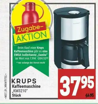 Marktkauf Krups Kaffeemaschine Km3210 Angebot