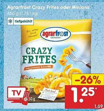 Netto Marken-Discount Agrarfrost Crazy Frites Oder Minions Angebot