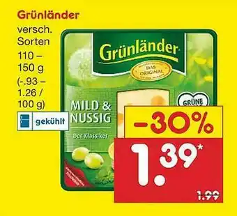 Netto Marken-Discount Grünländer Angebot