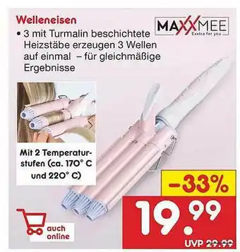 Netto Marken-Discount Welleneisen Maxxmee Angebot