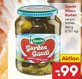 Netto Marken-Discount Specht Wies'n Gurken Angebot