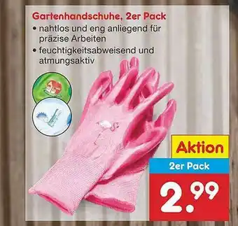 Netto Marken-Discount Gartenhandschuhe 2er Pack Angebot