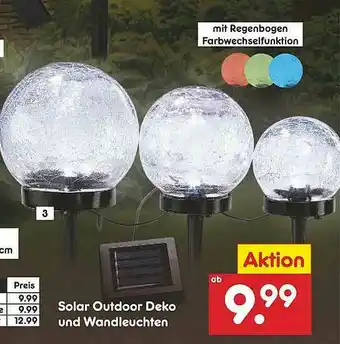 Netto Marken-Discount Solar Outdoor Deko Und Wandleuchten Angebot