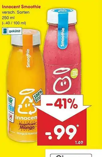 Netto Marken-Discount Innocent Smoothie Angebot