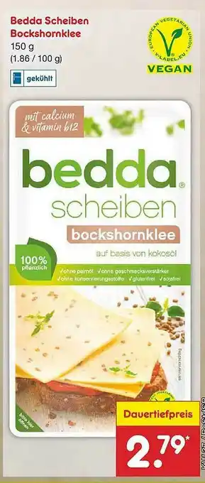 Netto Marken-Discount Bedda Scheiben Bockshornklee Angebot