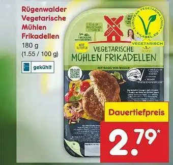 Netto Marken-Discount Rügenwalder Vegetarische Mühlen Frikadellen Angebot