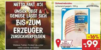 Netto Marken-Discount Schweinebraten Hofmaier Angebot