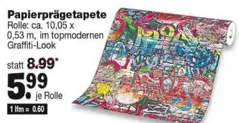 Repo Markt Papierprägetapete Angebot