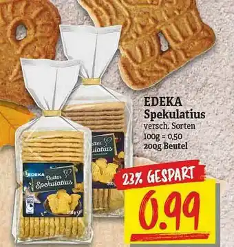 NP Discount Edeka Spekulatius Angebot