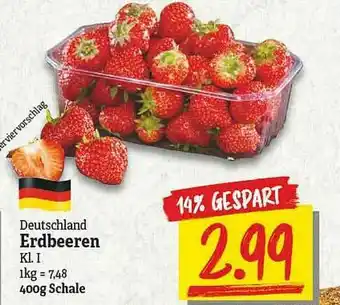 NP Discount Erdbeeren Angebot