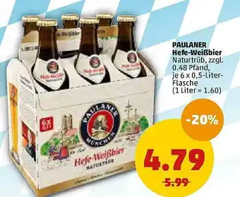 PENNY Paulaner Hefe-weißbier Angebot