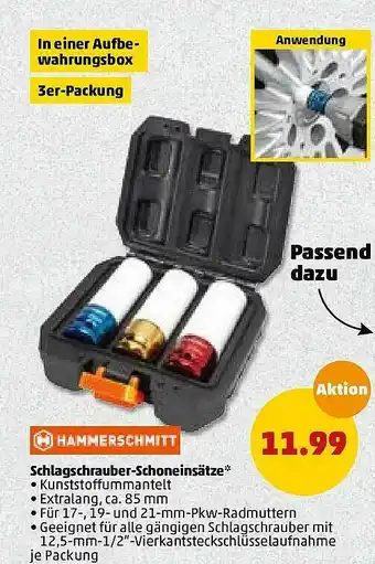 PENNY Hammerschmitt Schlagschrauber-schoneinsätze Angebot