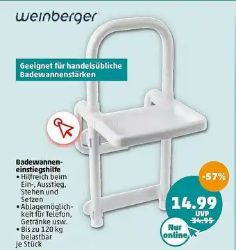 PENNY Badewanneneinstiegshilfe Weinberger Angebot