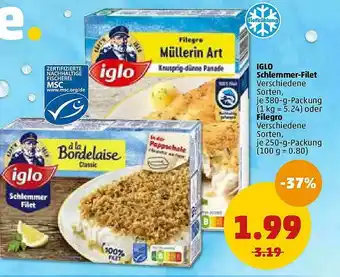 PENNY Iglo Schlemmer-filet Oder Filegro Angebot