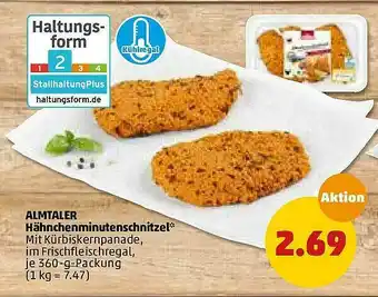 PENNY Almtaler Hähnchenminutenschnitzel Angebot