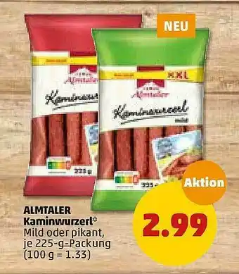 PENNY Almtaler Kaminwurzerl Angebot