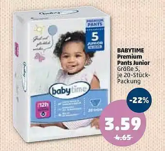 PENNY Babytime Premium Pants Junior Angebot