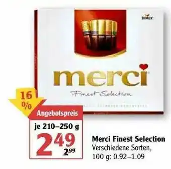 Globus Merci Finest Selection Angebot