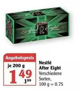 Globus Nestlé After Eight Angebot