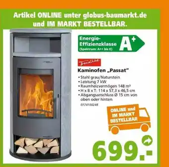 Globus Baumarkt Trendline Kaminofen „passat” Angebot