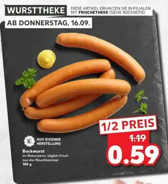 Kaufland Bockwurst Aus Eigener Herstellung Angebot