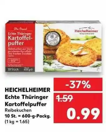 Kaufland Heichelheimer Echte Thüringer Kartoffelpuffer Angebot